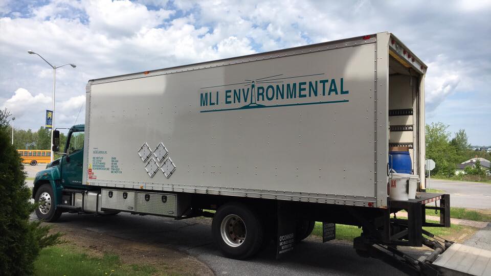 MLI Environmental shipping truck