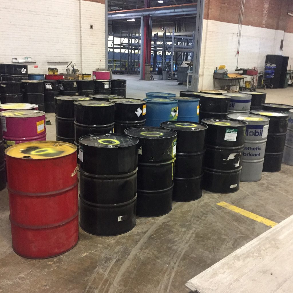 waste disposal drums