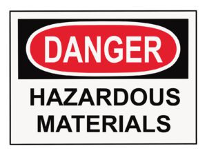 Danger Hazardous Material