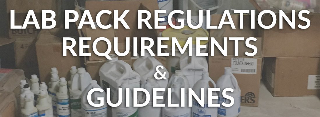 Lab Pack Regulations